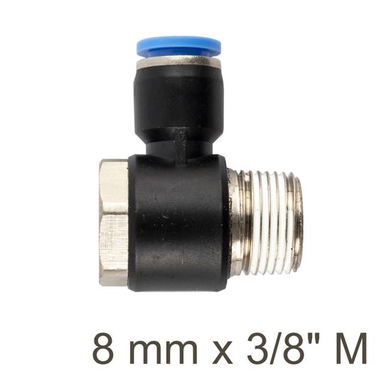 AIRCRAFT Swivel Elbow Pu 8mm X 3/8' M